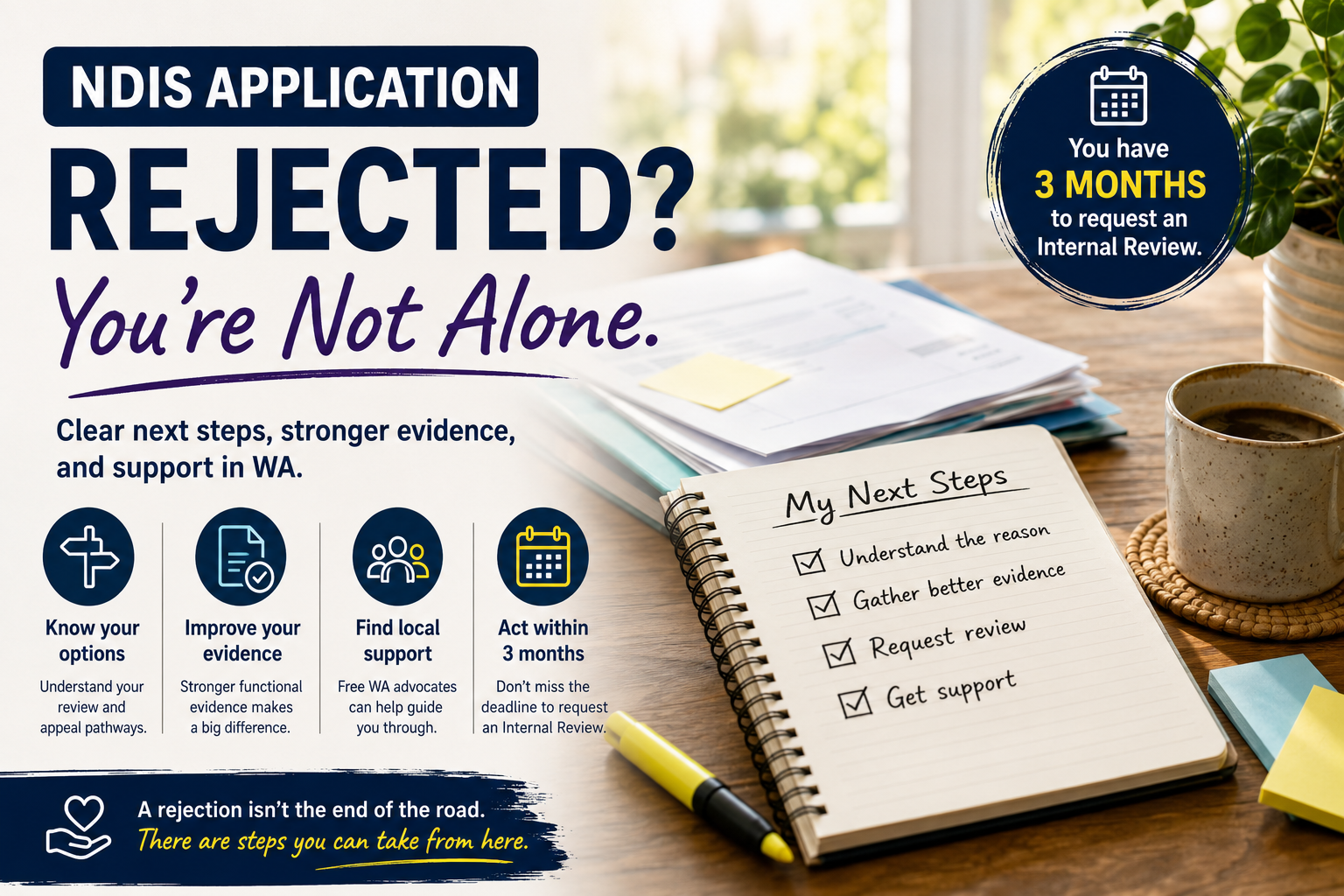 Read more about the article My NDIS Application Was Rejected — What You Can Do Next