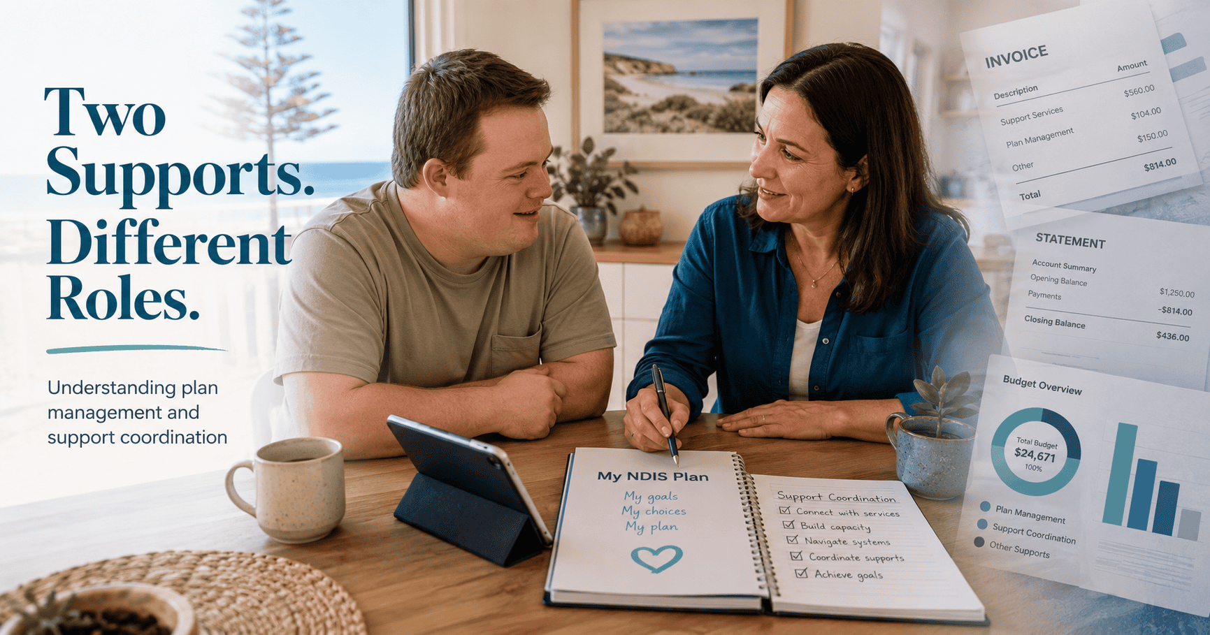 You are currently viewing NDIS Plan Management vs Support Coordination: What’s the Difference and Which Do You Need?
